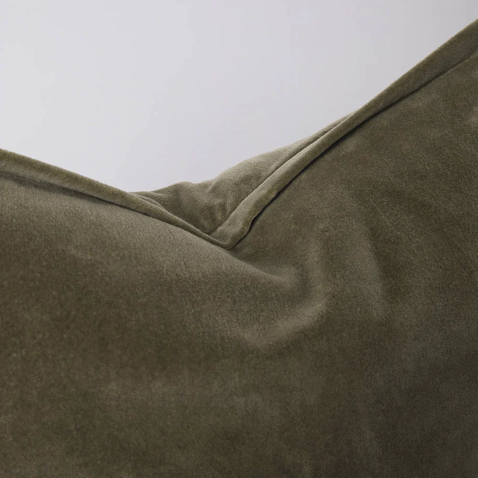 Evelyn Long Lumber Cushion - Olive