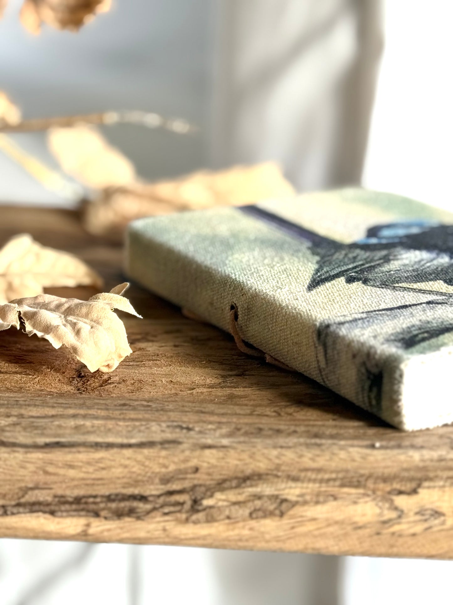 Blue Wren Canvas Journal