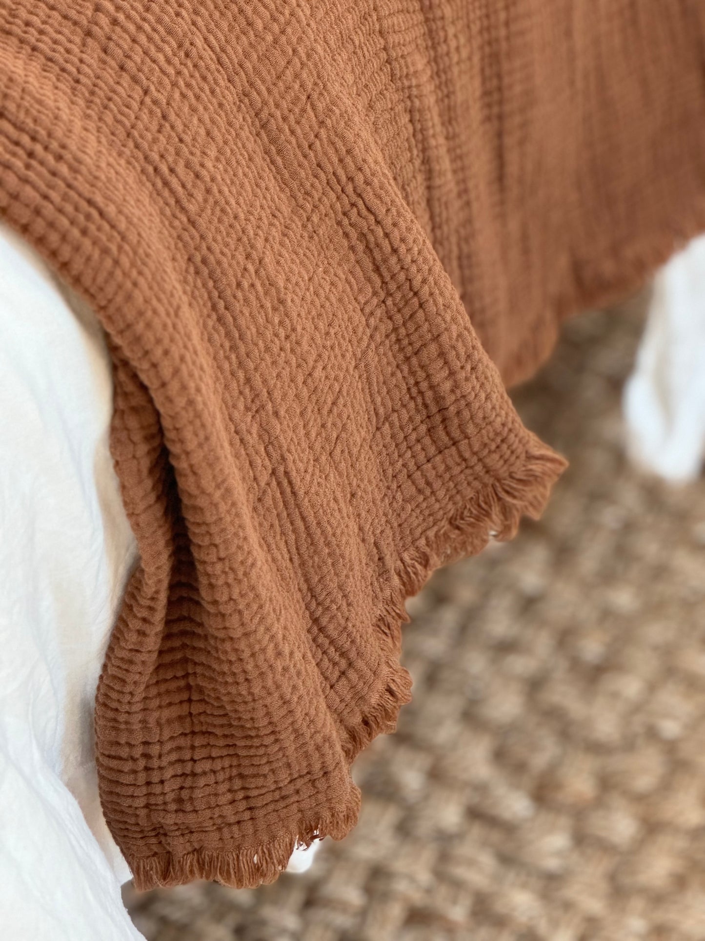 Everson Chocolate Bedcover