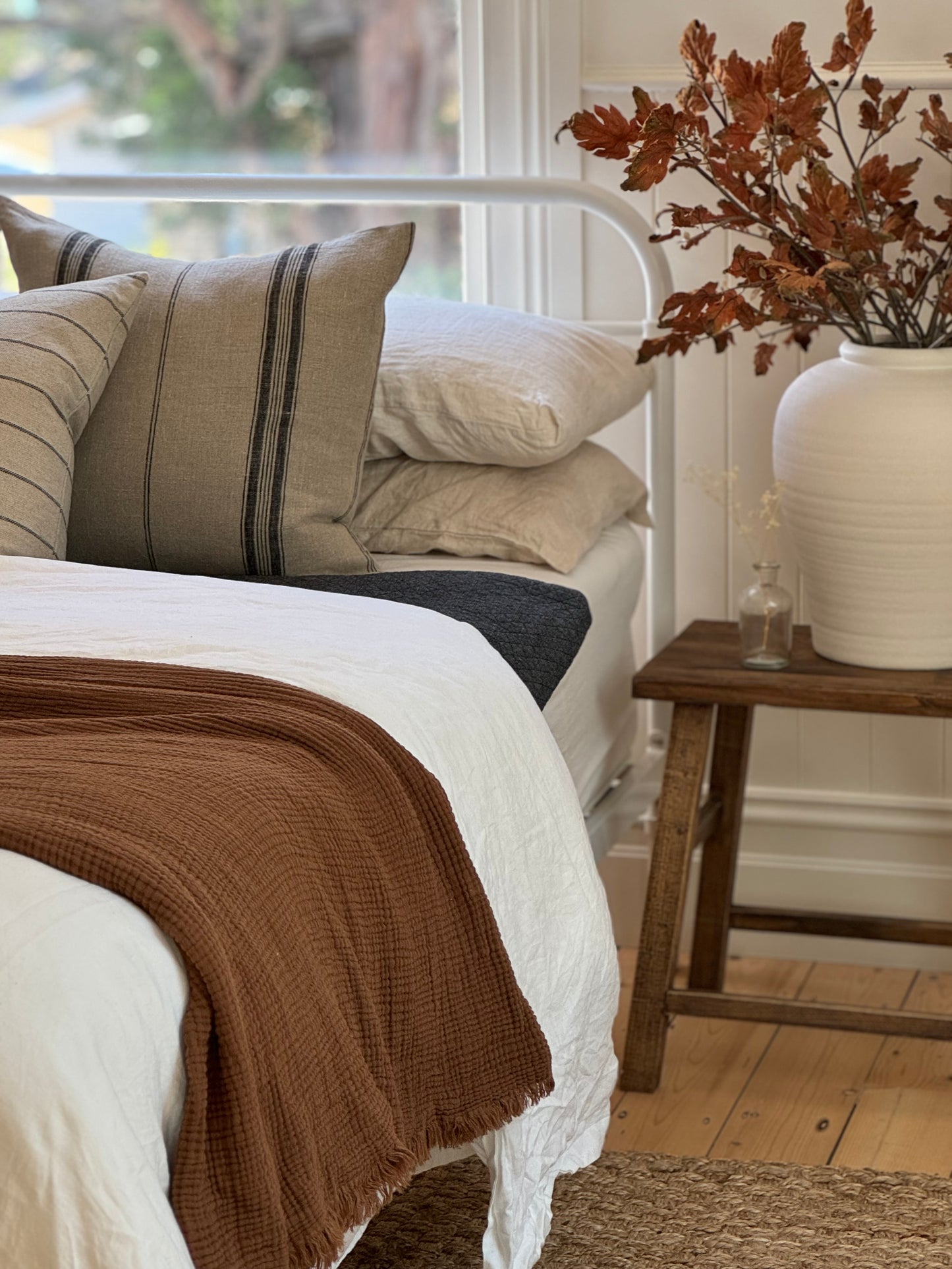 Everson Chocolate Bedcover