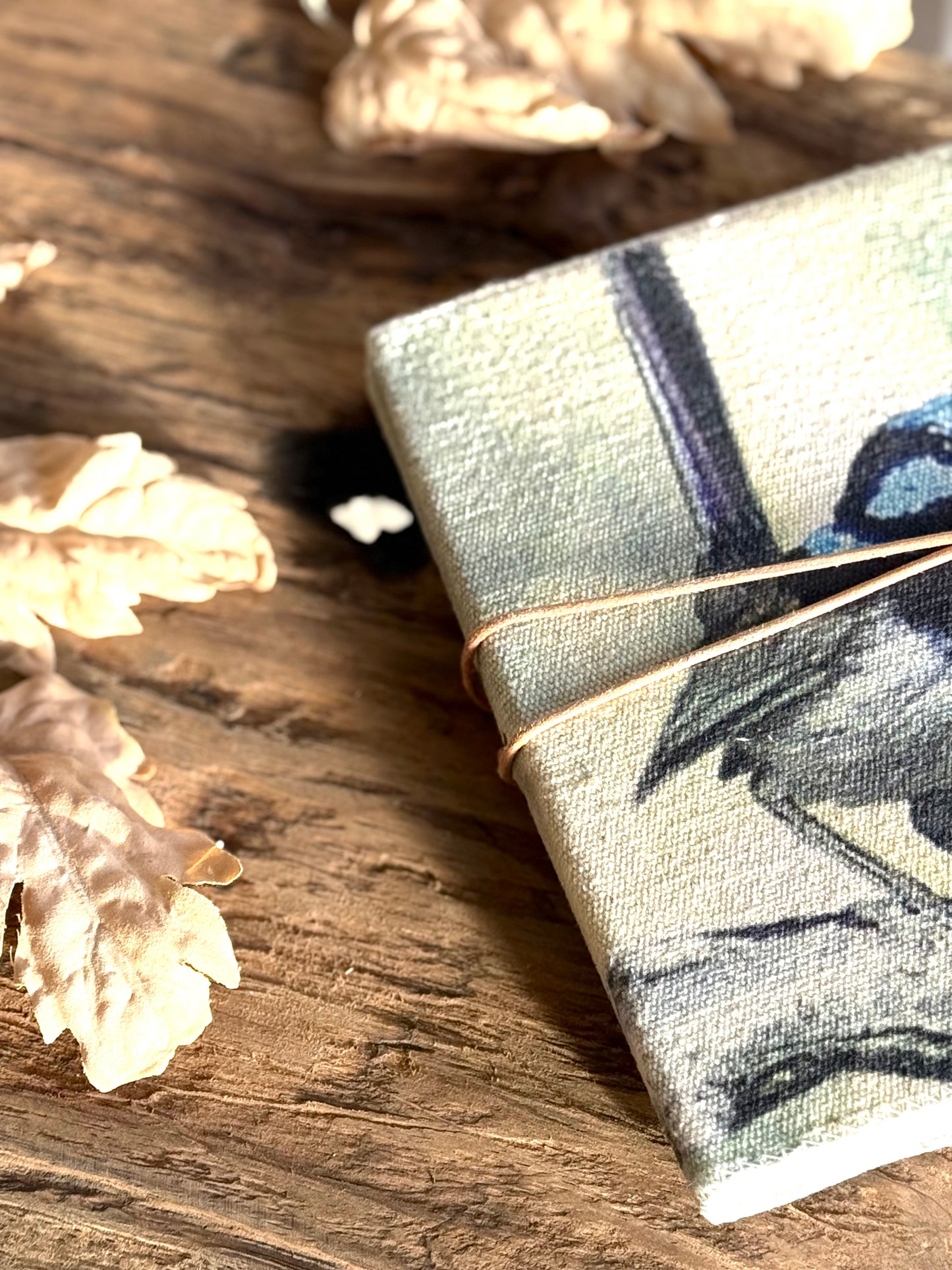 Blue Wren Canvas Journal