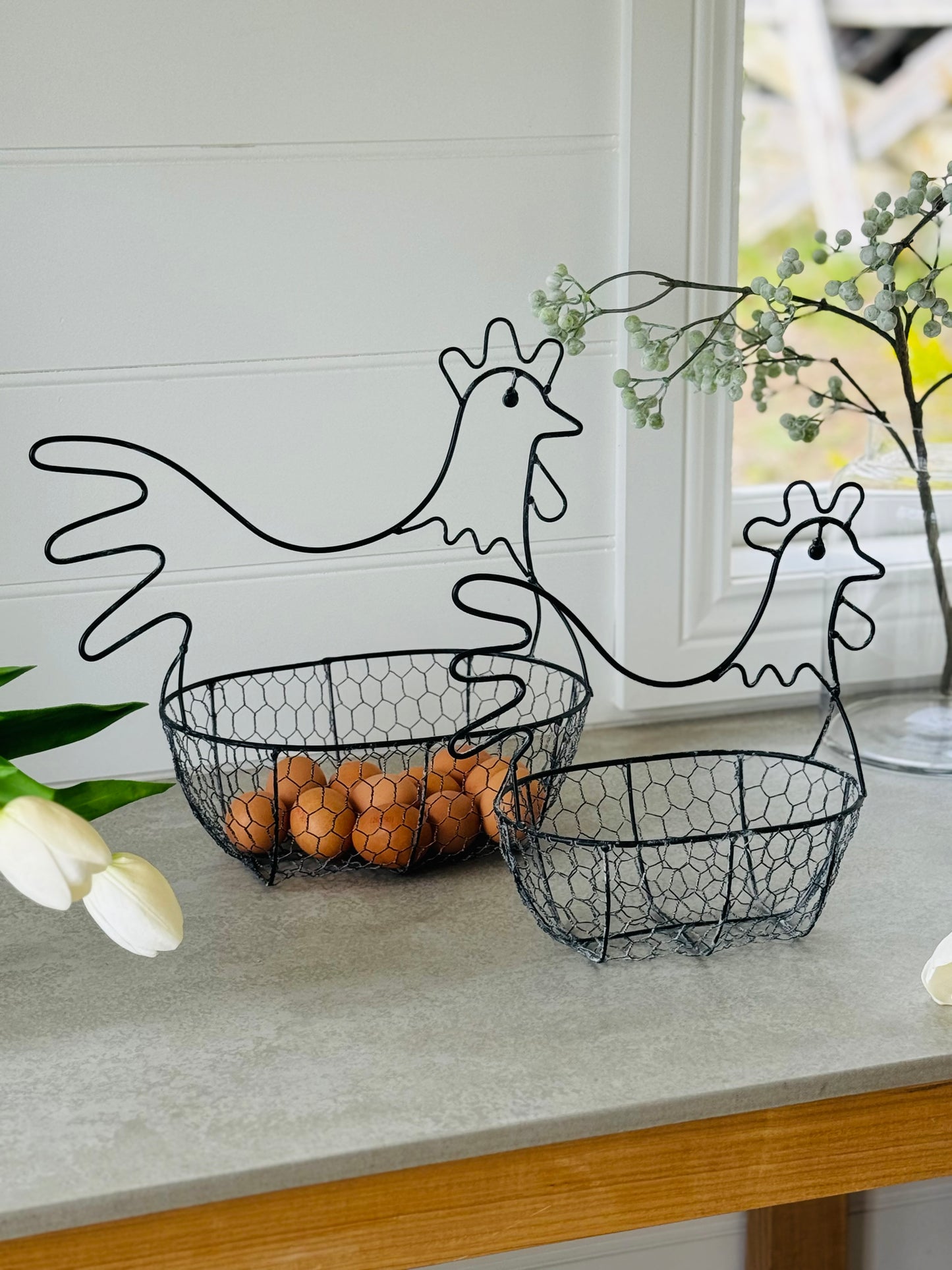 Chicken Egg Carrier Basket - Small