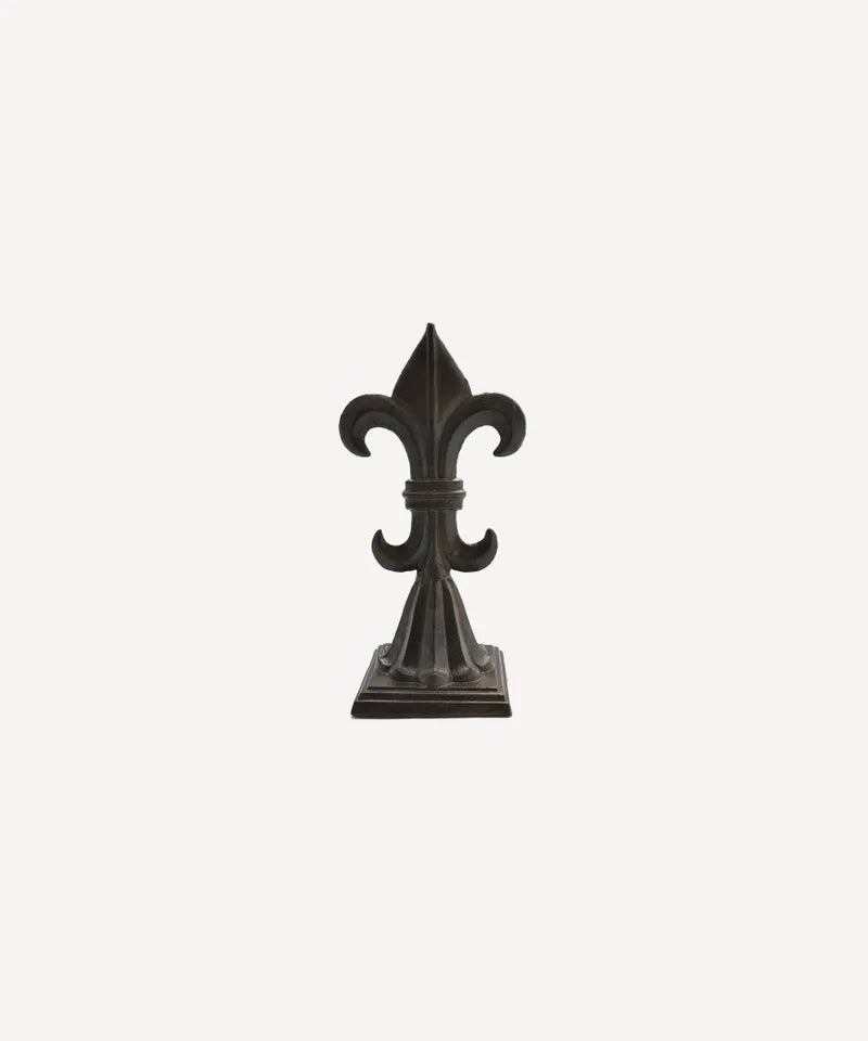 Fleur De Lys Iron Door Stop