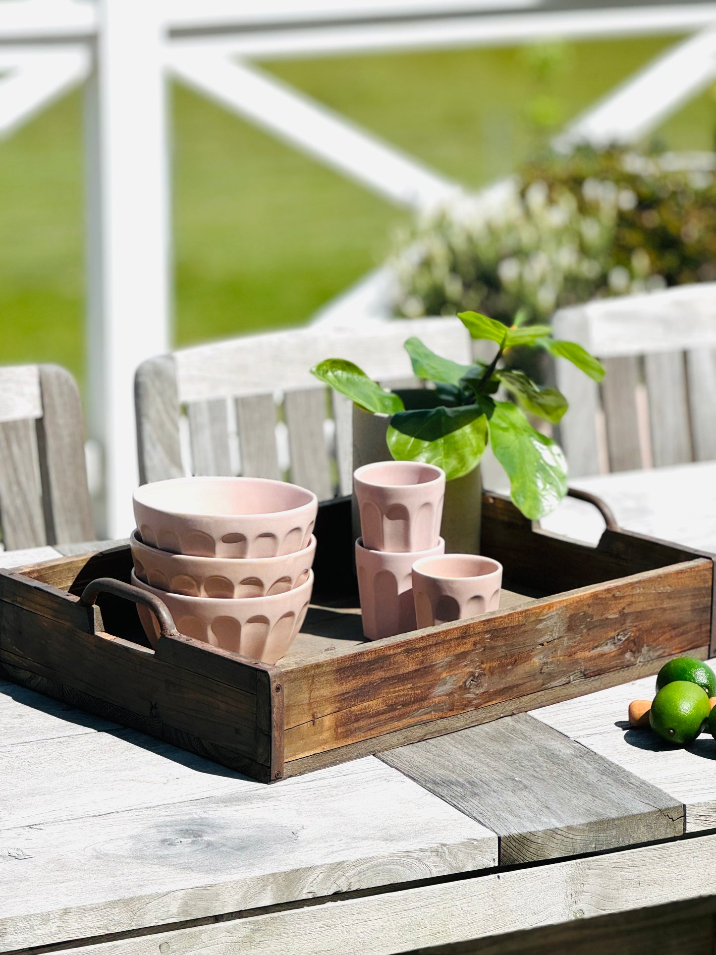 Provincial Timber Serving Tray - Large