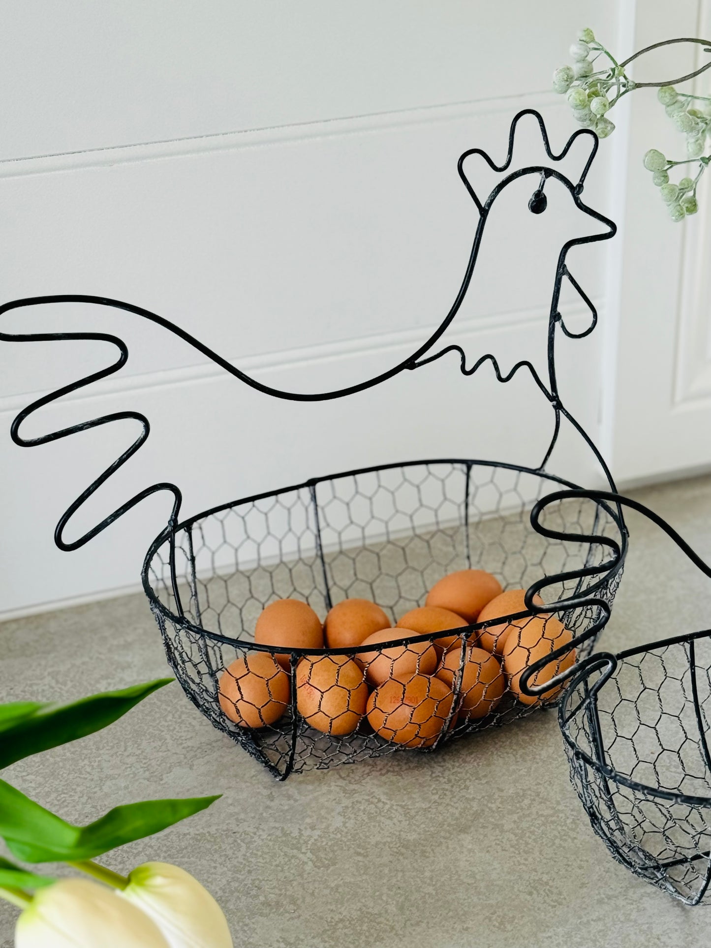 Chicken Egg Carrier Basket - Large