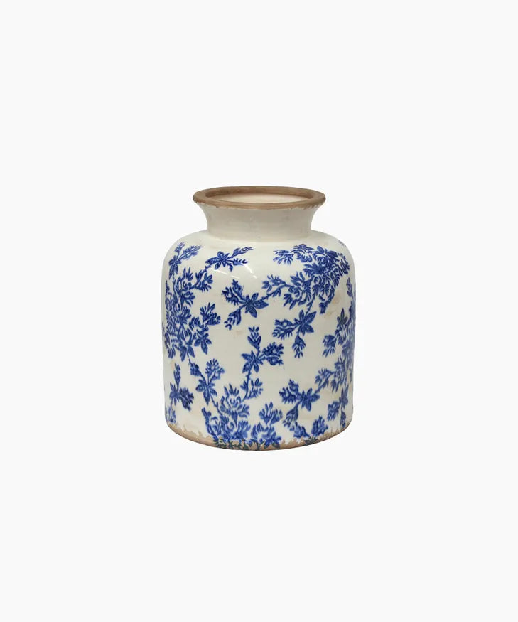 Normandy Blue Floral Vessel