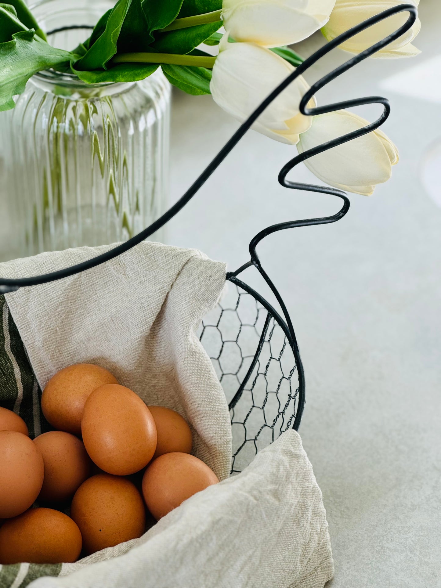 Chicken Egg Carrier Basket - Large