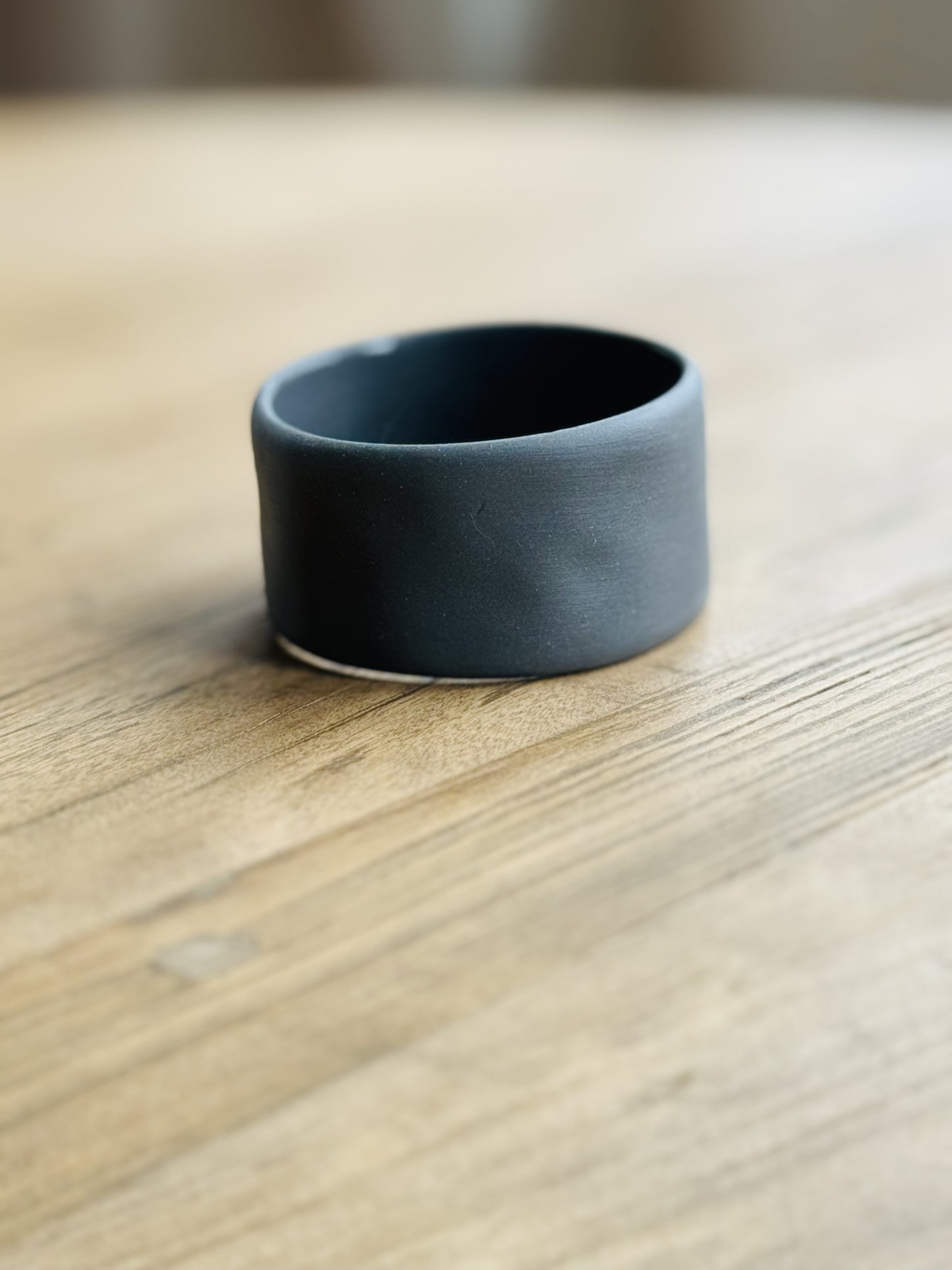 Flax Napkin Ring - Charcoal