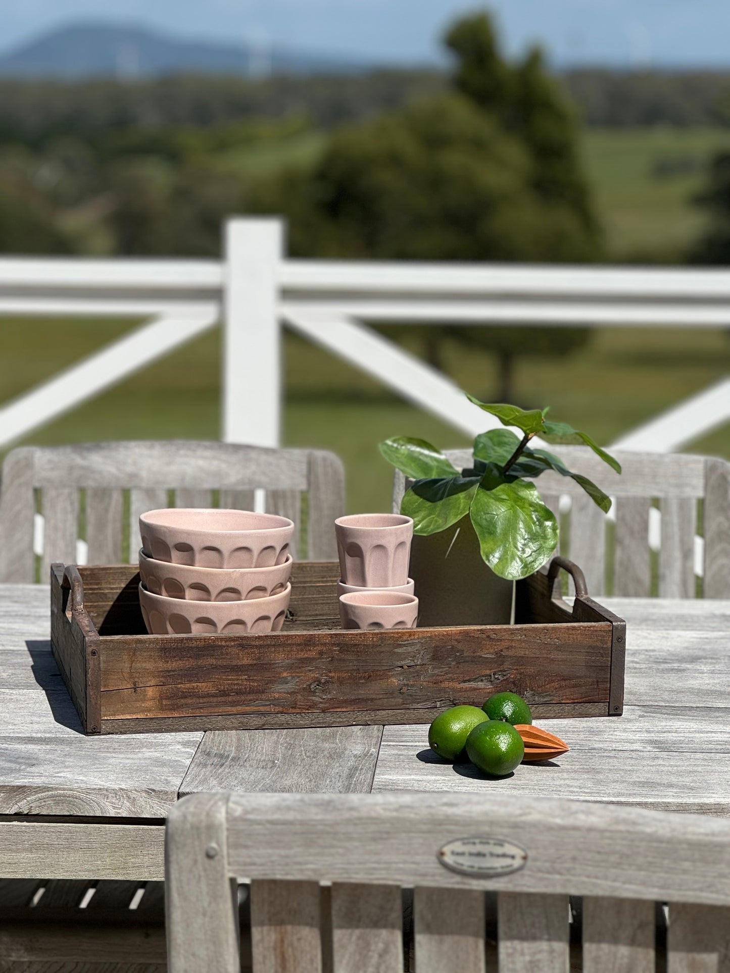 Provincial Timber Serving Tray - Large