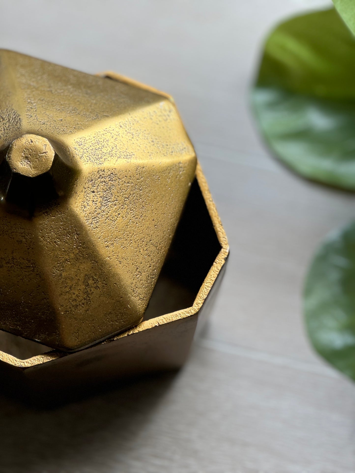 Gold Trinket Box