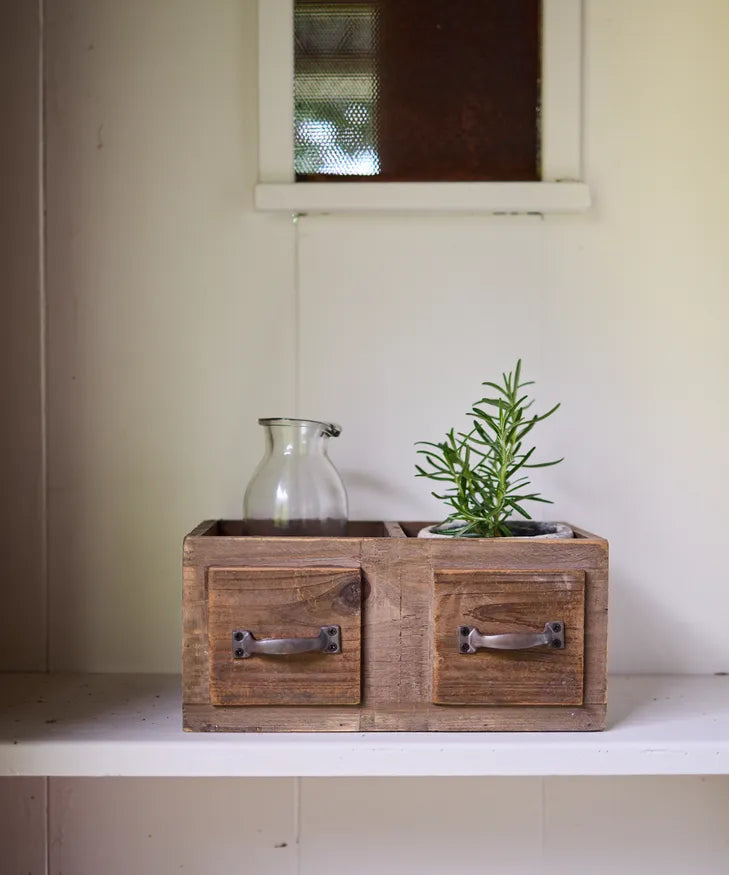 Faux 2 Drawer Organiser