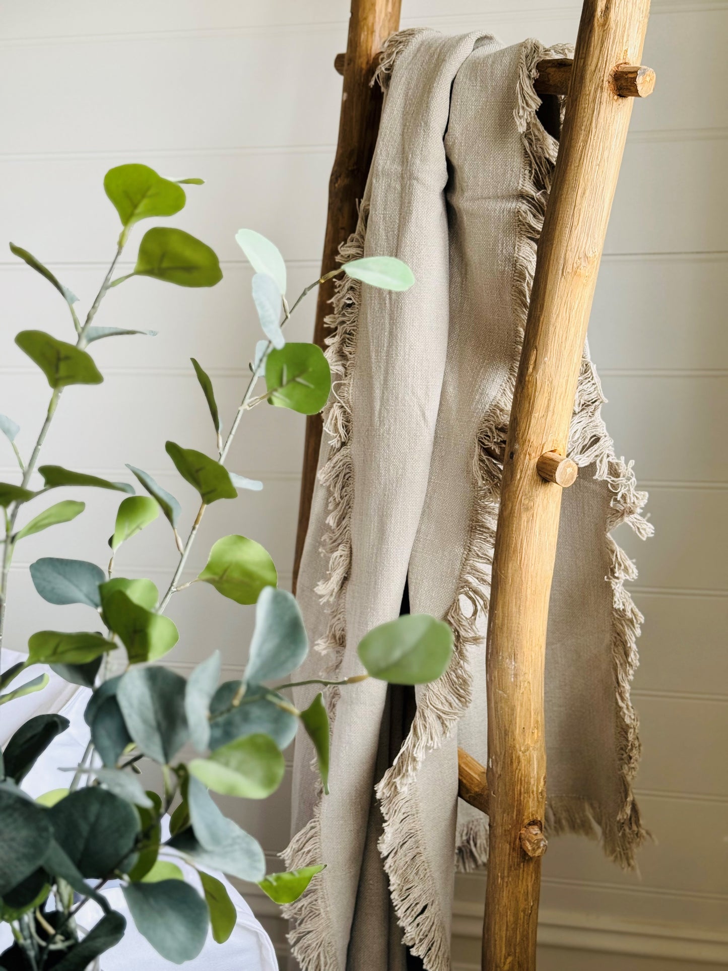 Champêtre French Linen Throw - Natural