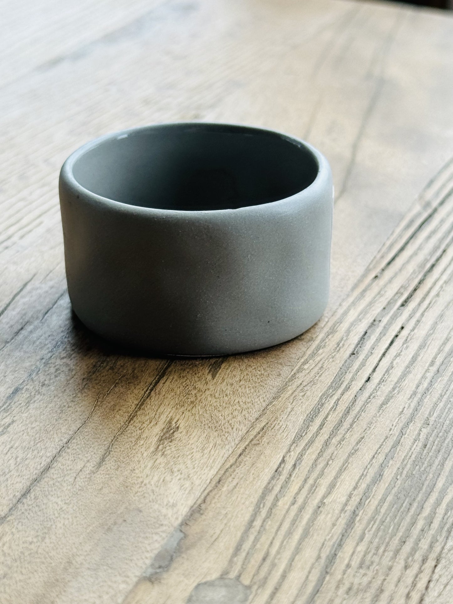 Flax Napkin Ring - Grey