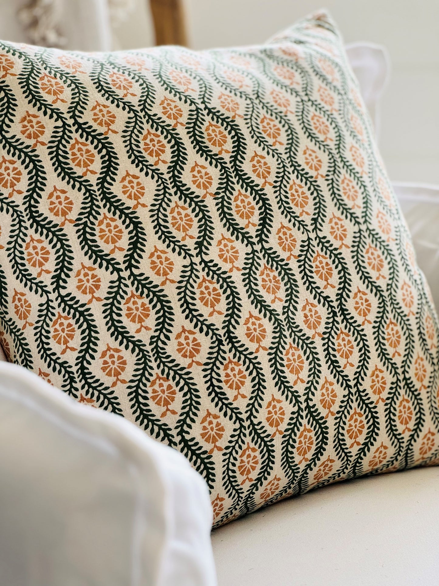 Harmony Block Print Cushion