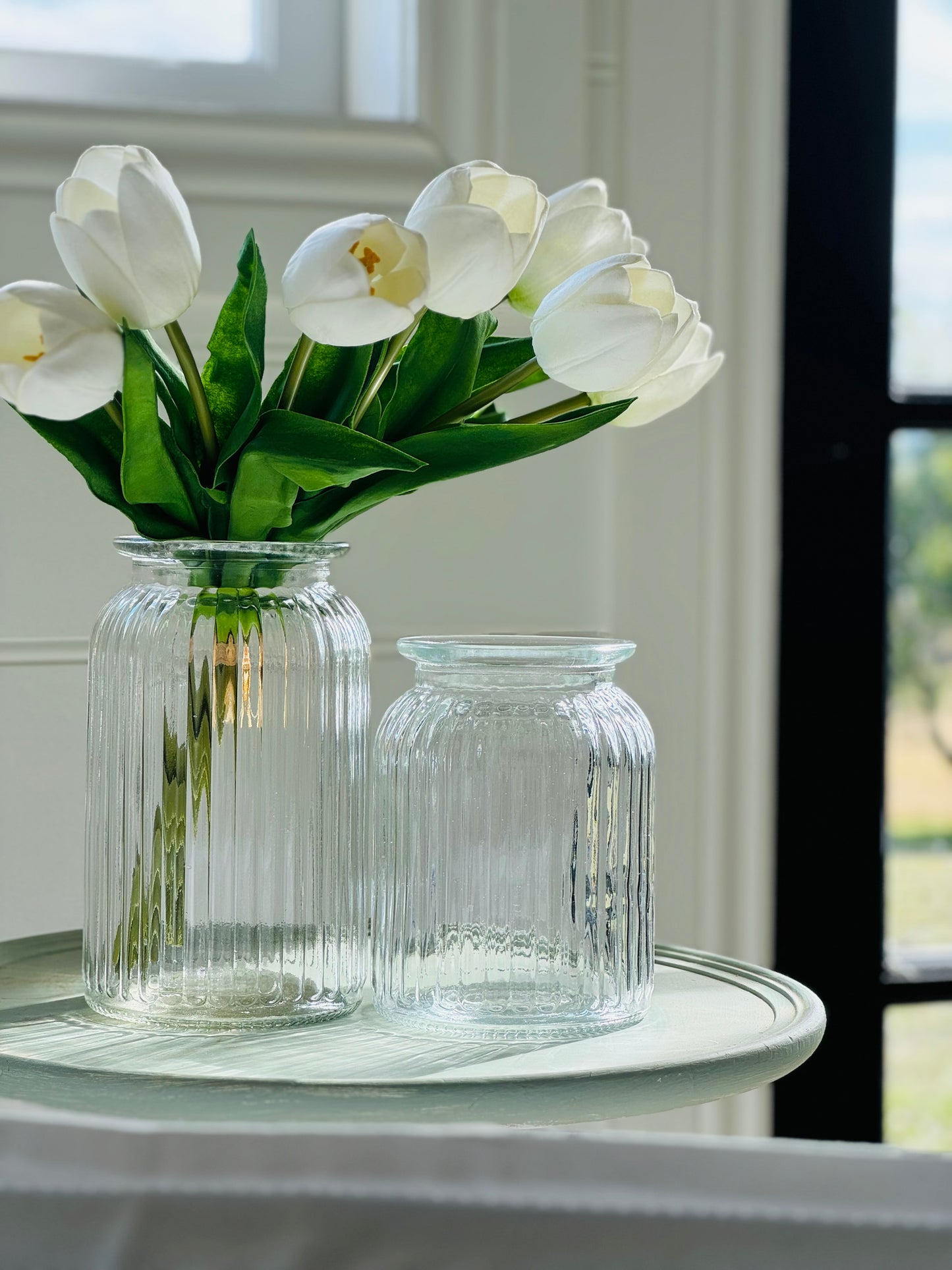 Hurricane Glass Vase - Small