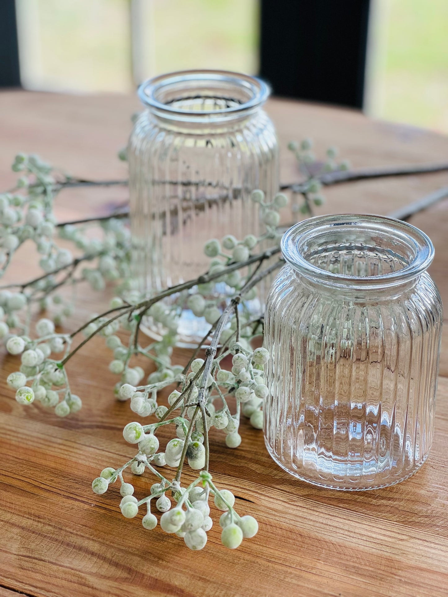 Hurricane Glass Vase - Small