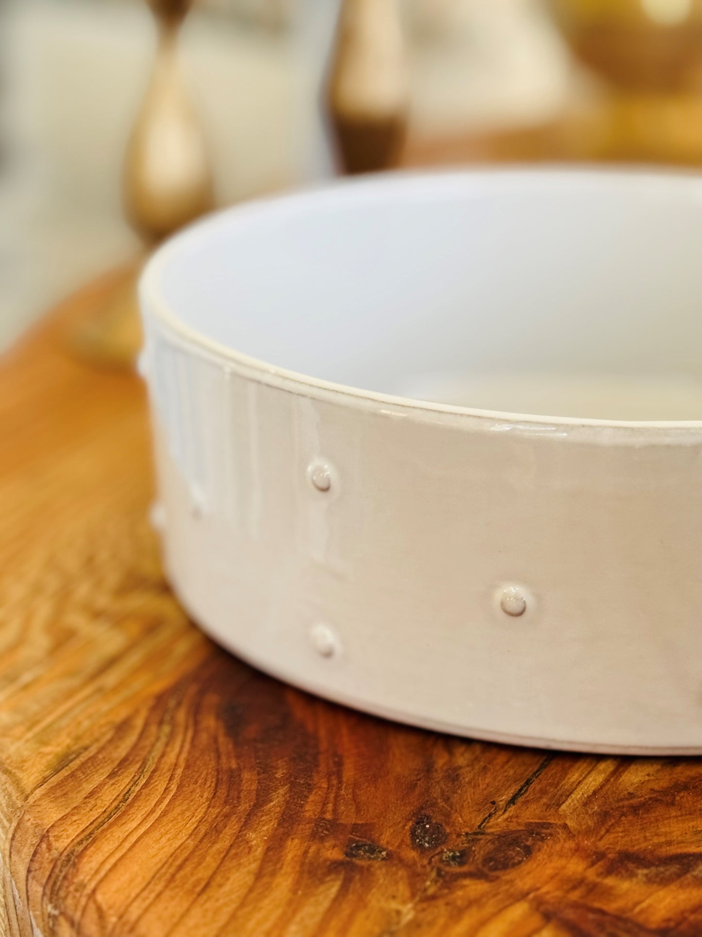 Polka dot Serving Bowl